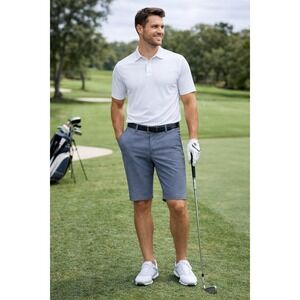 Under Armour Loose‎ Heat Gear Gray Golf Shorts Men's Size 34